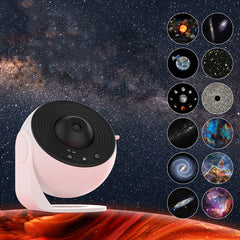 13 In 1 Planetarium Galaxy Starry Sky Projector Night Light Star Aurora Projection Lamp For Kids Bedroom Home Party Decor