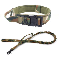 Tactical Dog Collar Dog Leash Tactical Collar Dog Leash Pet Outdoor Collar Training Pet Supplies